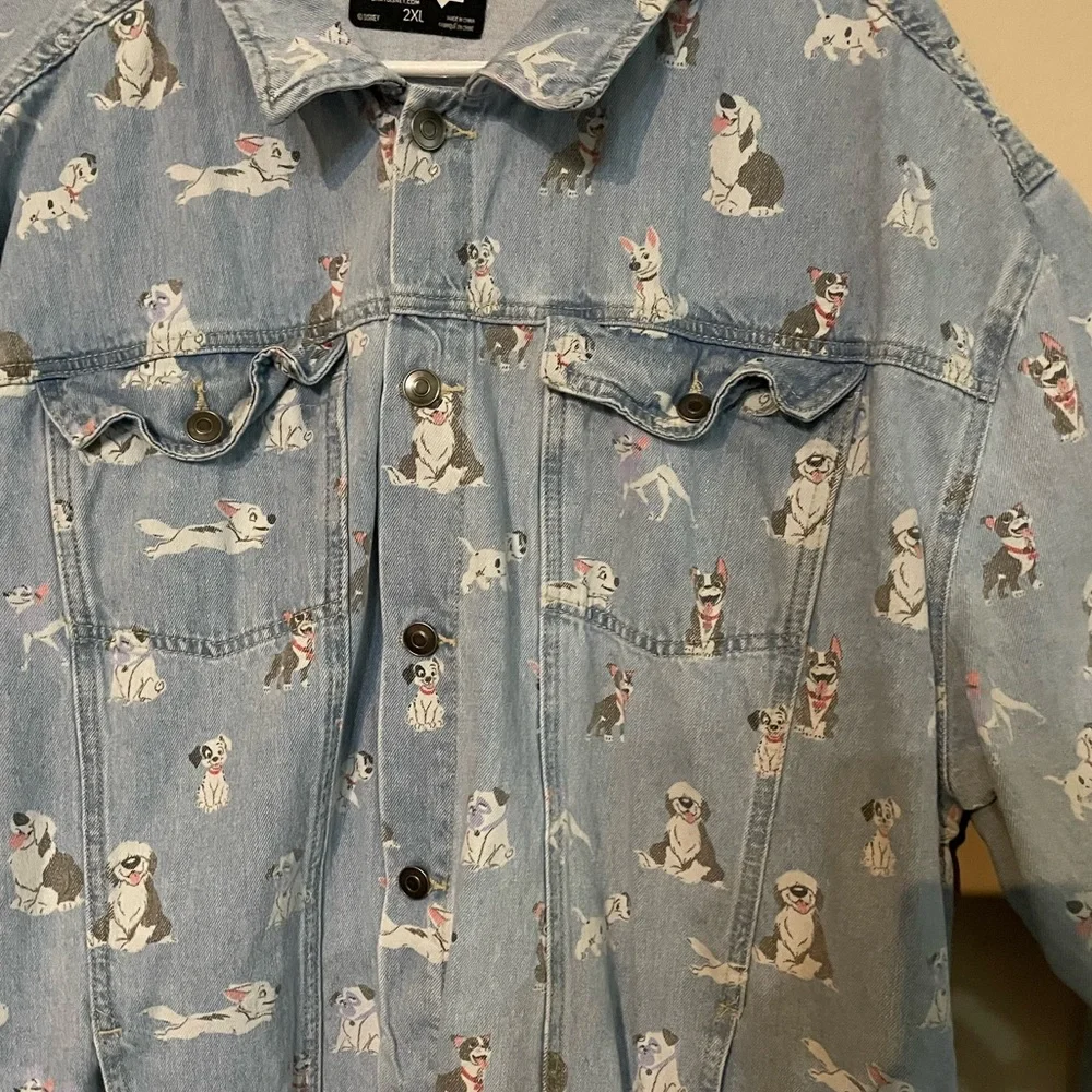 🐾Oh My Disney Dogs Jean Jacket, Size 2xl, Sold Out🐶 - Picture 9 of 16